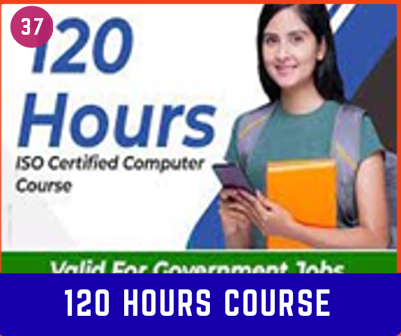 Certificate In 120 Hours Computer Course