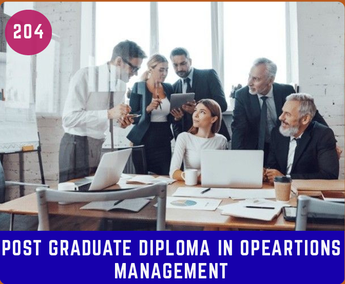 Post Graduation Dipl. In Operations Management