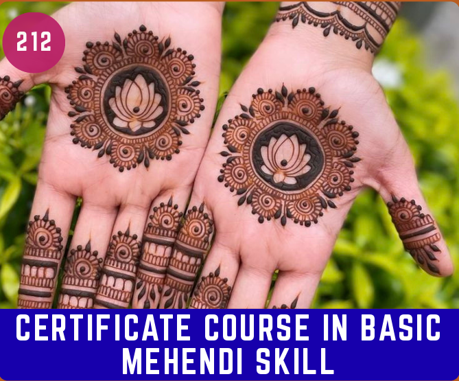 Certificate Course in Basic Mehndi Skill