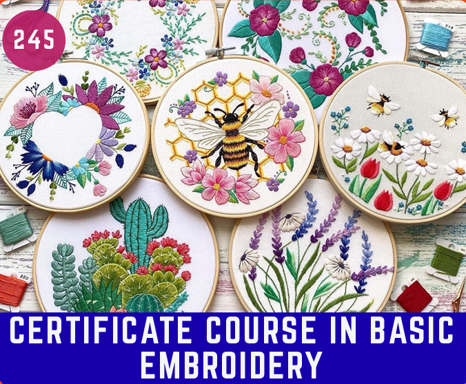 Certificate Course in Basic Embroidery
