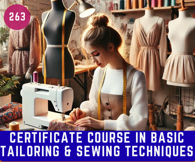 Certifi. Cour in Basic Tailo. & Sewing Techniques
